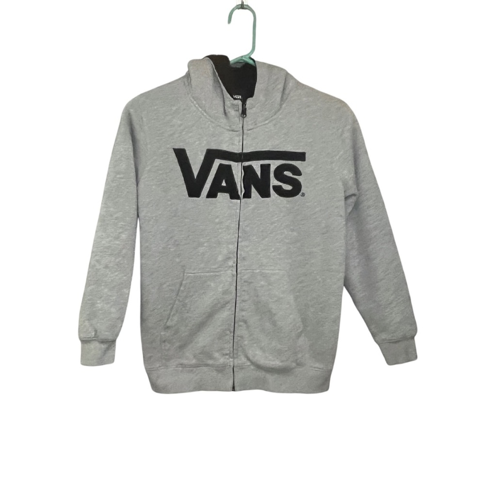 VANS Off The Wall Sherpa Lined Full Zip Hooded Jacket Swewtshirt Size Me…